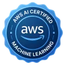 AWS AI Certified Machine Learning badge
