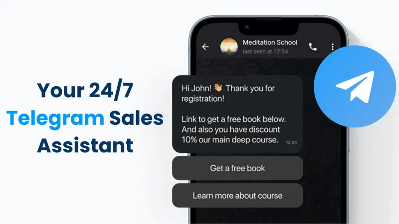 Telegram engagement automation project interface